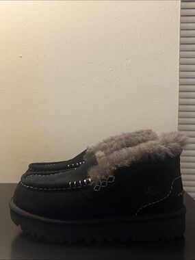 UGG Ansley Parc Genuine Shearling Platform Slipper